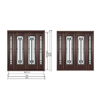 Cửa sổ nhập khẩu cao cấp cửa dày 11cm ô kính và nan cực đẹp